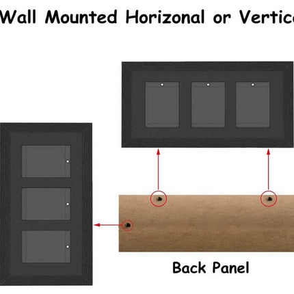 Premium PSA Graded Wooden Frame Display with UV Glass
