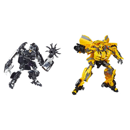 Transformers Buzzworthy Bumblebee Studio Series Deluxe - 27BB Clunker Bumblebee vs. 28BB Barricade - Exclusive