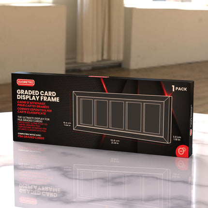 Premium PSA Graded Wooden Frame Display with UV Glass