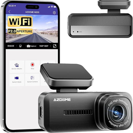 AZDOME M200 1080P Front Dash Cam