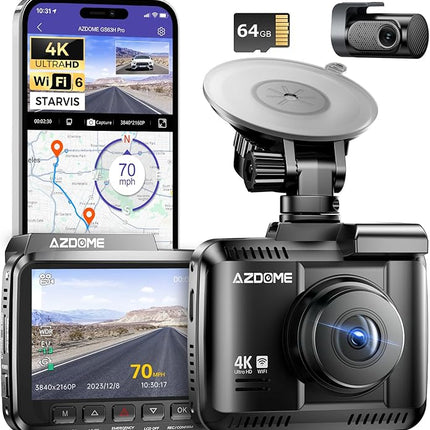 AZDOME GS63H Pro Front and Rear Dash Cam