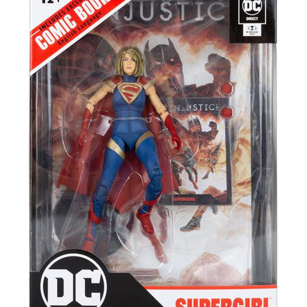 MCFARLANE TOYS - Injustice Page Punchers Supergirl 7" Figure with Comic