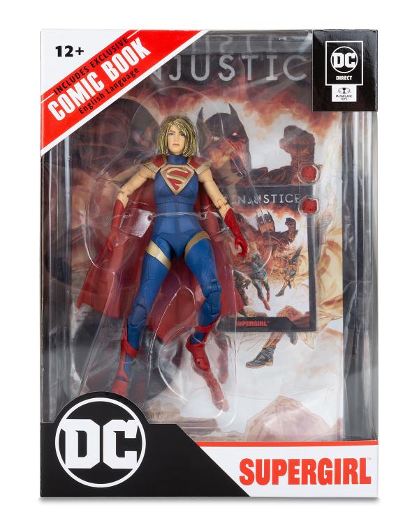 MCFARLANE TOYS - Injustice Page Punchers Supergirl 7" Figure with Comic