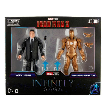Avengers Infinity Saga Marvel Legends Happy Hogan and Iron Man Mark 21 exclusive
