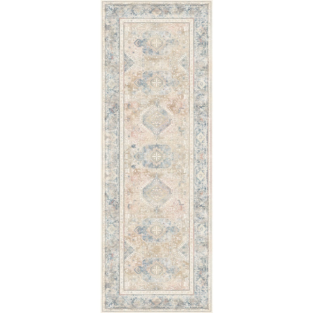 Elera Blue Red Beige Rug