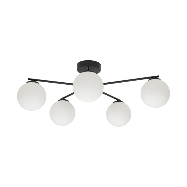 ELTON Black Scandinavian Ceiling Lamp 5