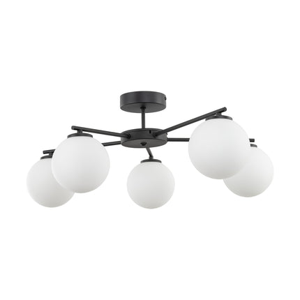 ELTON Black Scandinavian Ceiling Lamp 5