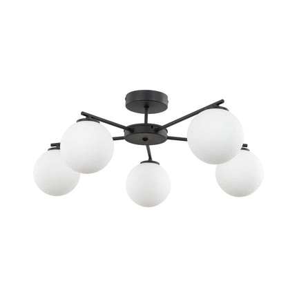 ELTON Black Scandinavian Ceiling Lamp 5