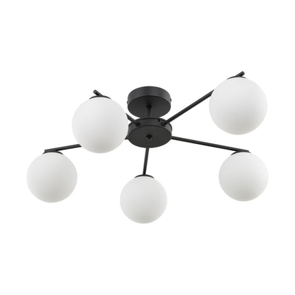 ELTON Black Scandinavian Ceiling Lamp 5