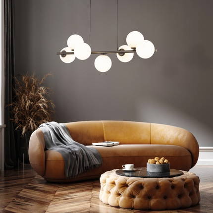ESTERA Brown Scandinavian  Pendant Light 7