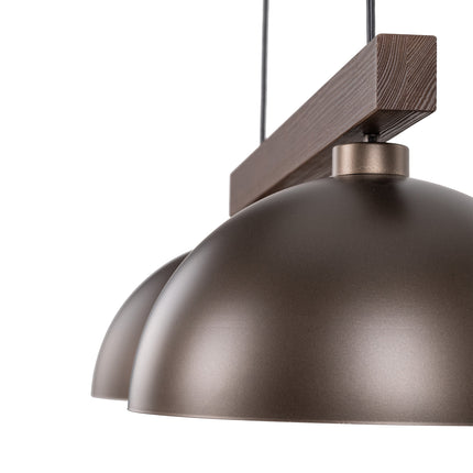 OSLO Brown Scandinavian Pendant Light 2
