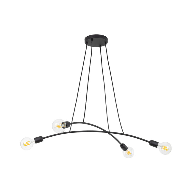 HELIX Black Minimalist Pendant Light 4