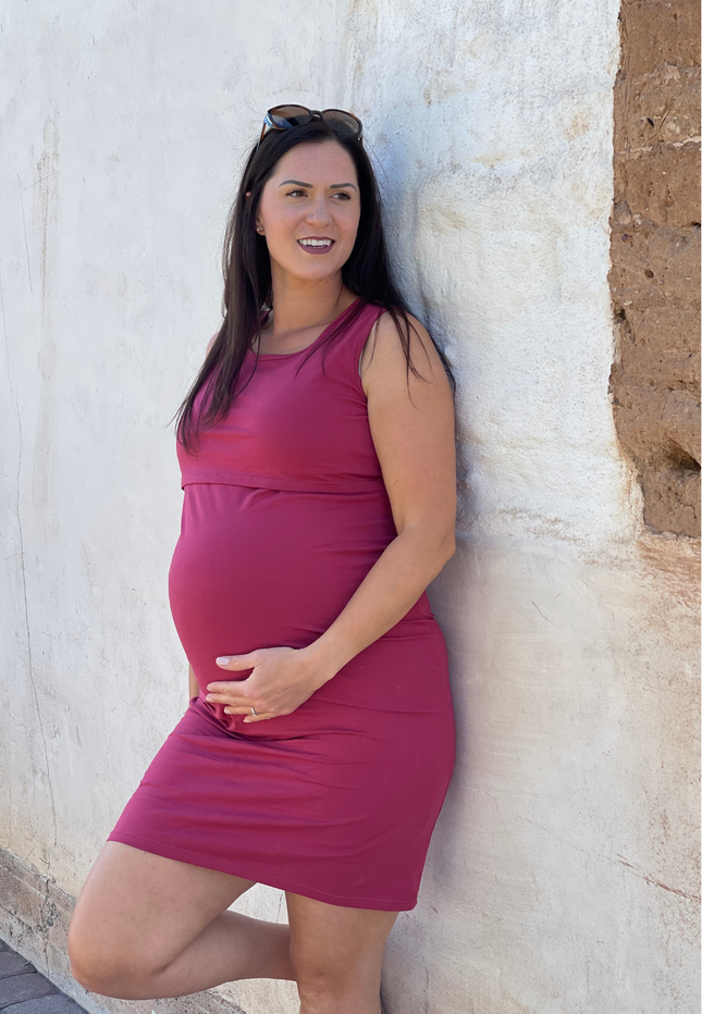 Brittany Maternity and Nursing Dress