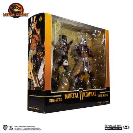 MCFARLANE TOYS - SUB-ZERO VS SHAO KAHN - 2 pack