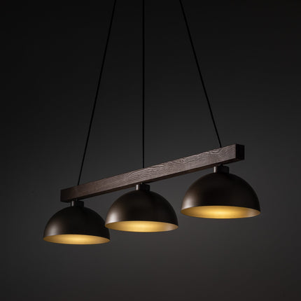 OSLO Brown Scandinavian Pendant Light 3