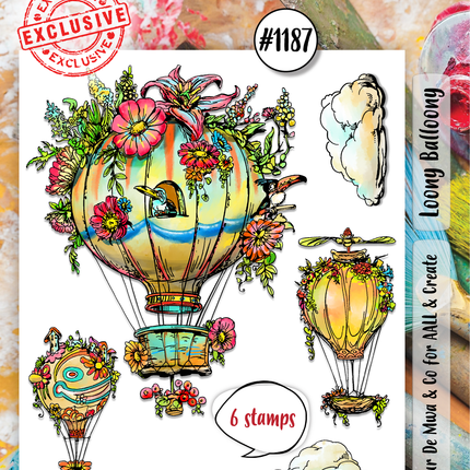 AALL and Create - A6 Stamp Set - Loony Balloony