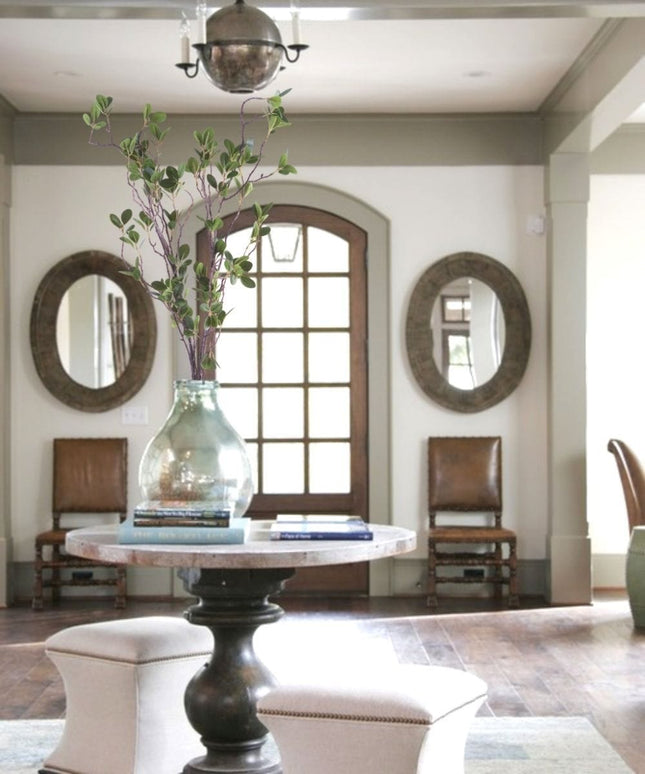 Riviera Artificial Banyan Leaf Branch 44'' X 12'' (Set Of Two)