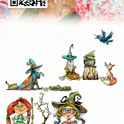 AALL and Create - A6 Stamp Set - Haunted Spell