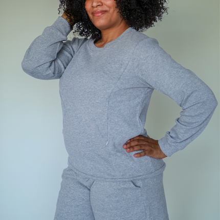 Maternity and Nursing Pajama Set