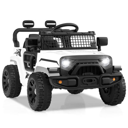 12V Kids Ride on Truck Car Battery Powered Electric Vehicle-Black