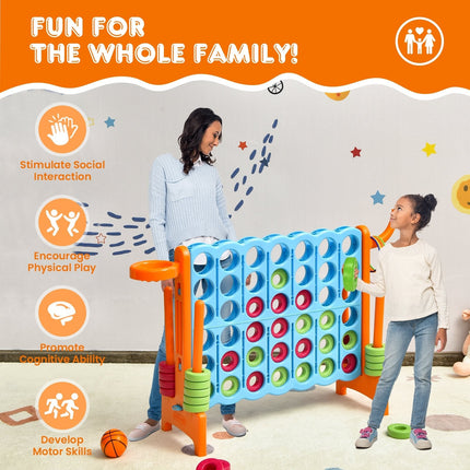 2.5 Feet 4-to-Score Giant Game Set-Blue