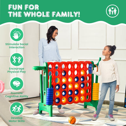 2.5 Feet 4-to-Score Giant Game Set-Blue