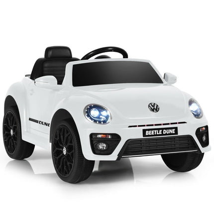 Volkswagen Beetle Kids Electric Ride On Car with Remote Control-Pink
