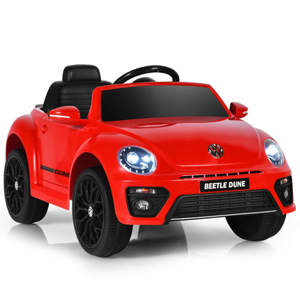Volkswagen Beetle Kids Electric Ride On Car with Remote Control-Pink