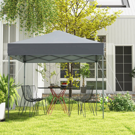 6.6 x 6.6 Feet Outdoor Pop-up Canopy Tent with UPF 50+ Sun Protection-Blue