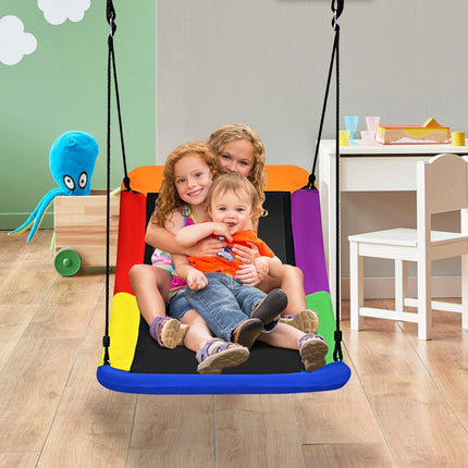 700lb Giant 60 Inch Platform Tree Swing for Kids and Adults-Blue