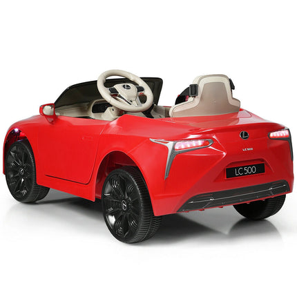 Lexus LC500 Licensed Kids 12V Ride Remote Control Electric Vehicle-Black