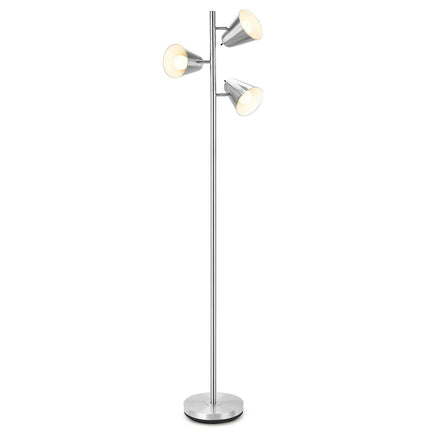 64 Inch 3-Light LED Floor Lamp Reading Light for Living Room Bedroom-Golden
