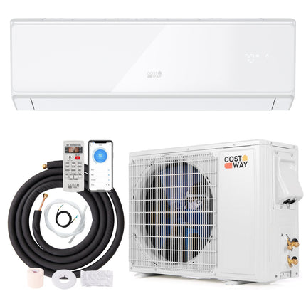 Energy Star Certified 24000 BTU 21 SEER2 208-230V Mini Split Air Conditioner and Heater White Wifi Enabled