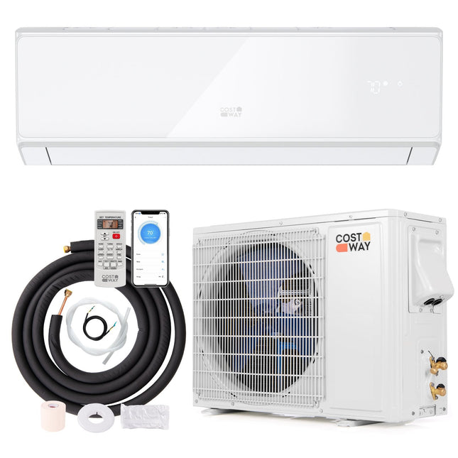 Energy Star Certified 24000 BTU 21 SEER2 208-230V Mini Split Air Conditioner and Heater White Wifi Enabled