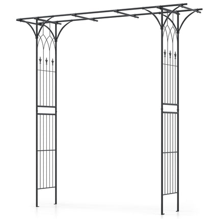 81 x 20 Inch Metal Garden Arch for Various Climbing Plant
