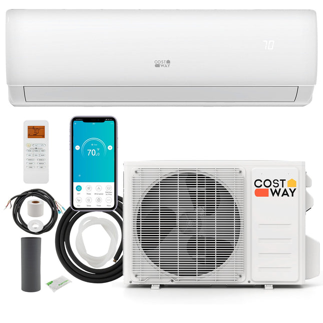 11500 BTU 208/230V Mini Split Air Conditioner and Heater Pump System