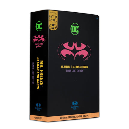 DC Multiverse - Batman & Robin - Mr. Freeze (Black Light Edition) - Exclusive