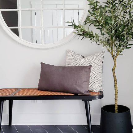 Anto Black Cement Planter 13''