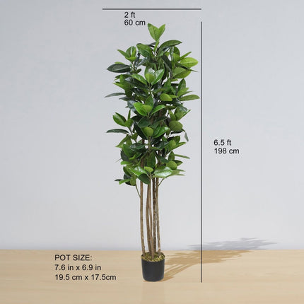 Encanto Artificial Rubber Potted Plant (Multiple Sizes)