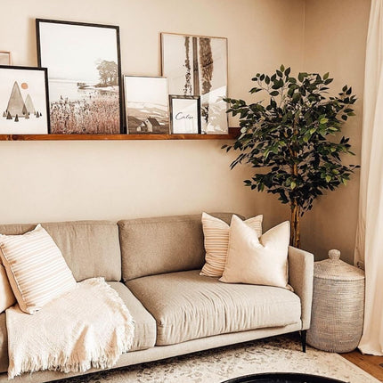 Benja Artificial Ficus Tree Potted Plant 6’