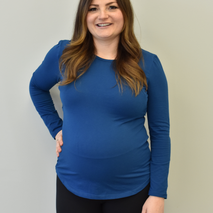 Zoe Zipper Long Sleeve Nursing Top