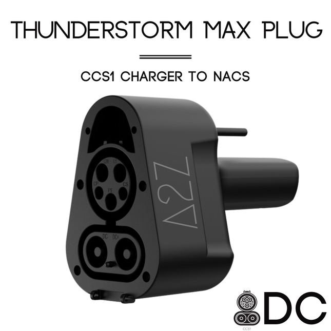 CCS1 Charger to Cybertruck | DC | UL2252/CSA-C22.2 Certified | The Thunderstorm Max Plug
