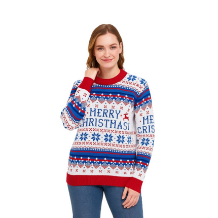 Couple - White Merry Christmas Sweater