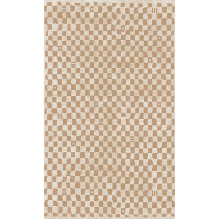 Metro Checkered Natural Rug