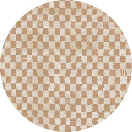 Metro Checkered Natural Rug