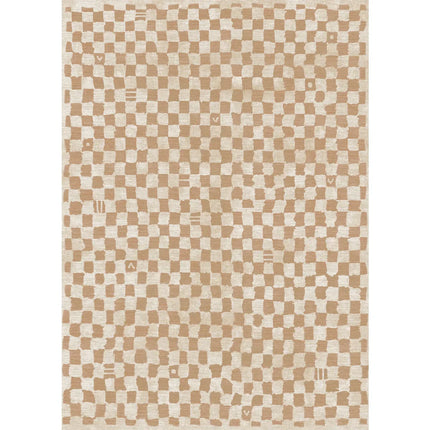 Metro Checkered Natural Rug
