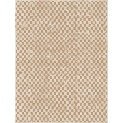 Metro Checkered Natural Rug