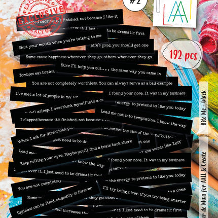 AALL and Create Ephemera - 002 - Bite Me Black