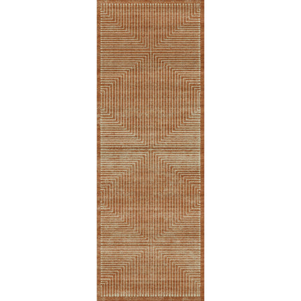 Bond Natural Orange Ivory Rug