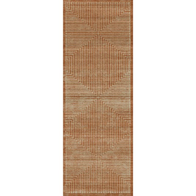 Bond Natural Orange Ivory Rug